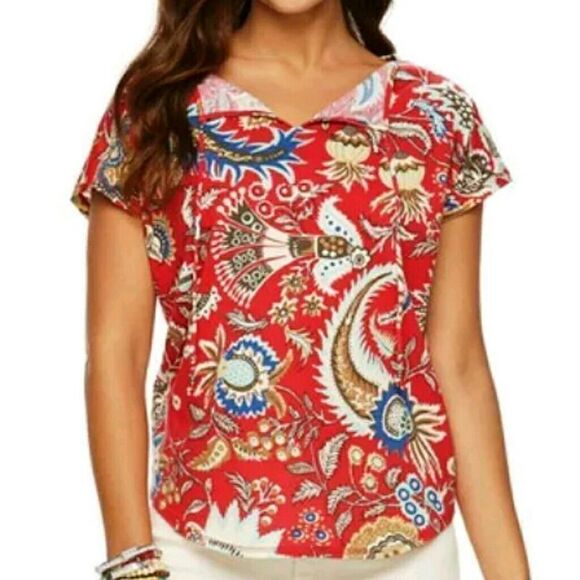 NWT Chaps Santa Fe top. Size Large - Picture 1 of 3